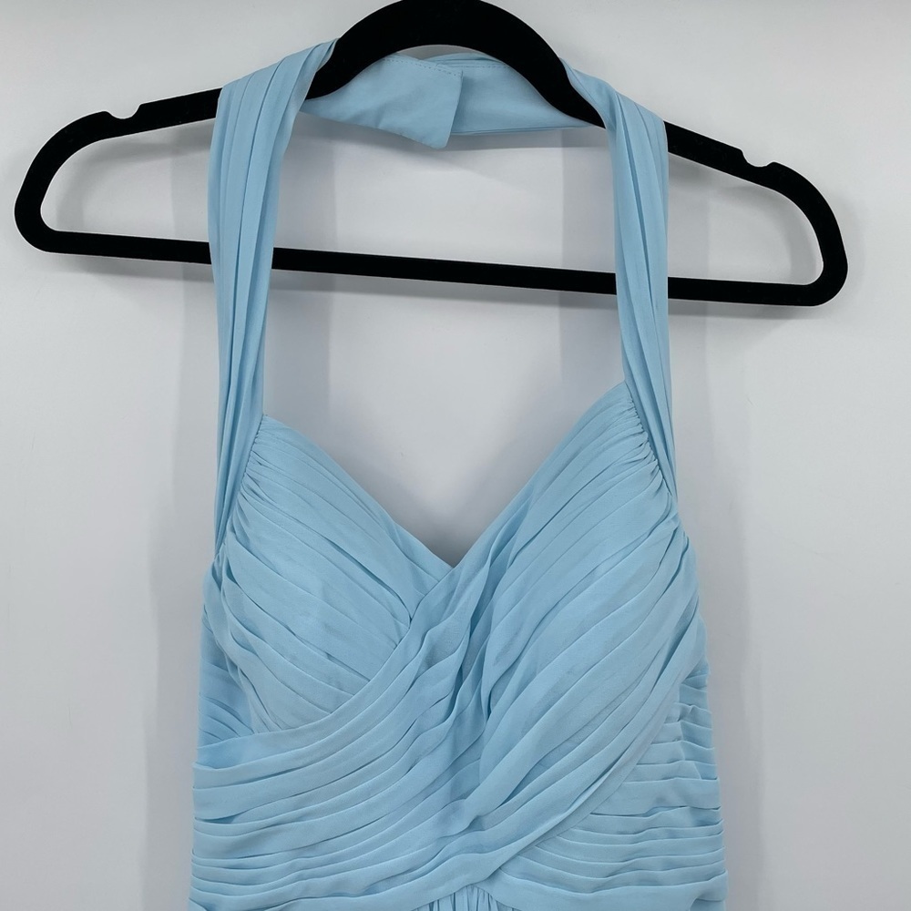 NEW! Bill Levkoff Capri Blue Formal Dress - Picture 3 of 12